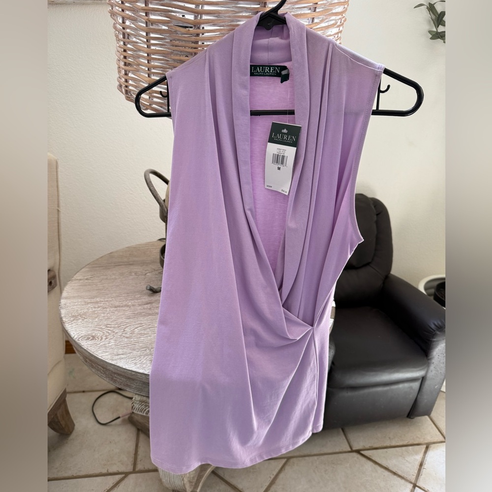 Ralph Lauren Lavender Top